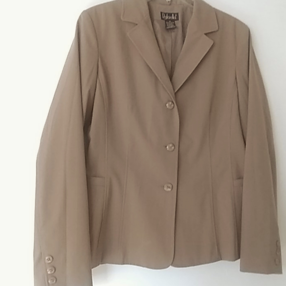 Rafaella Pinstripe Long Sleeve Blazer